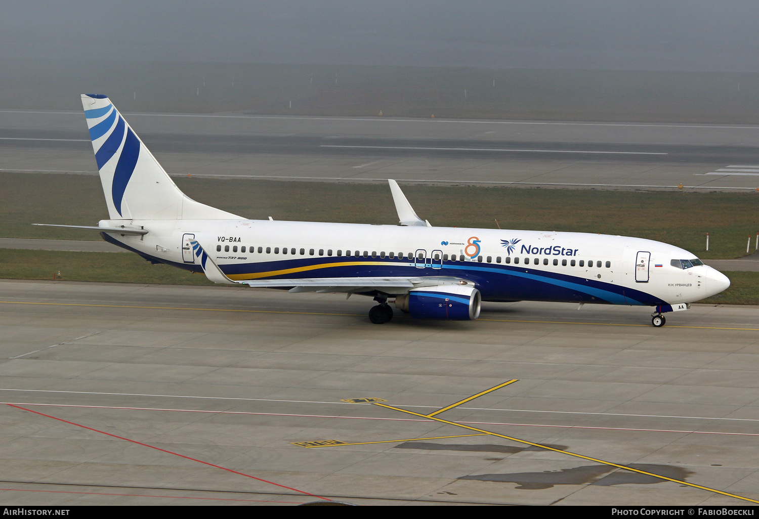 Aircraft Photo of VQ-BAA | Boeing 737-86N | NordStar Airlines | AirHistory.net #532500