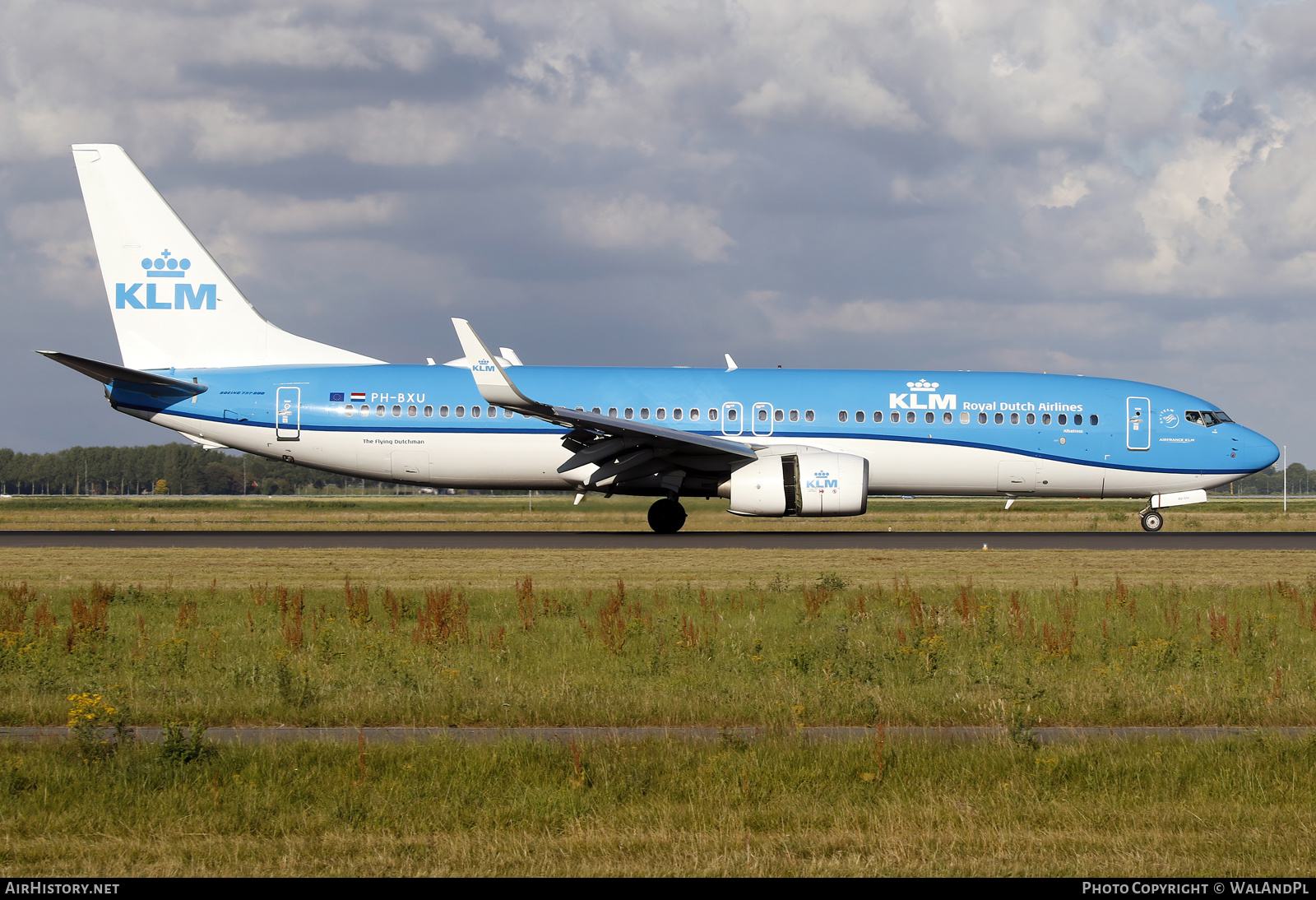 Aircraft Photo of PH-BXU | Boeing 737-8BK | KLM - Royal Dutch Airlines | AirHistory.net #532509