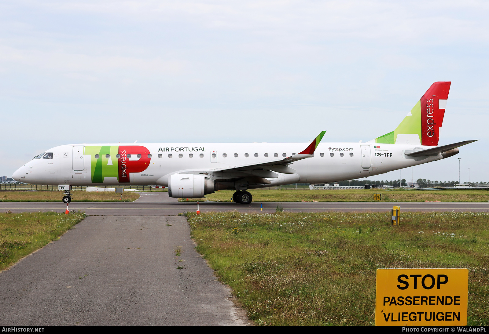 Aircraft Photo of CS-TPP | Embraer 190LR (ERJ-190-100LR) | TAP Air Portugal Express | AirHistory.net #532512