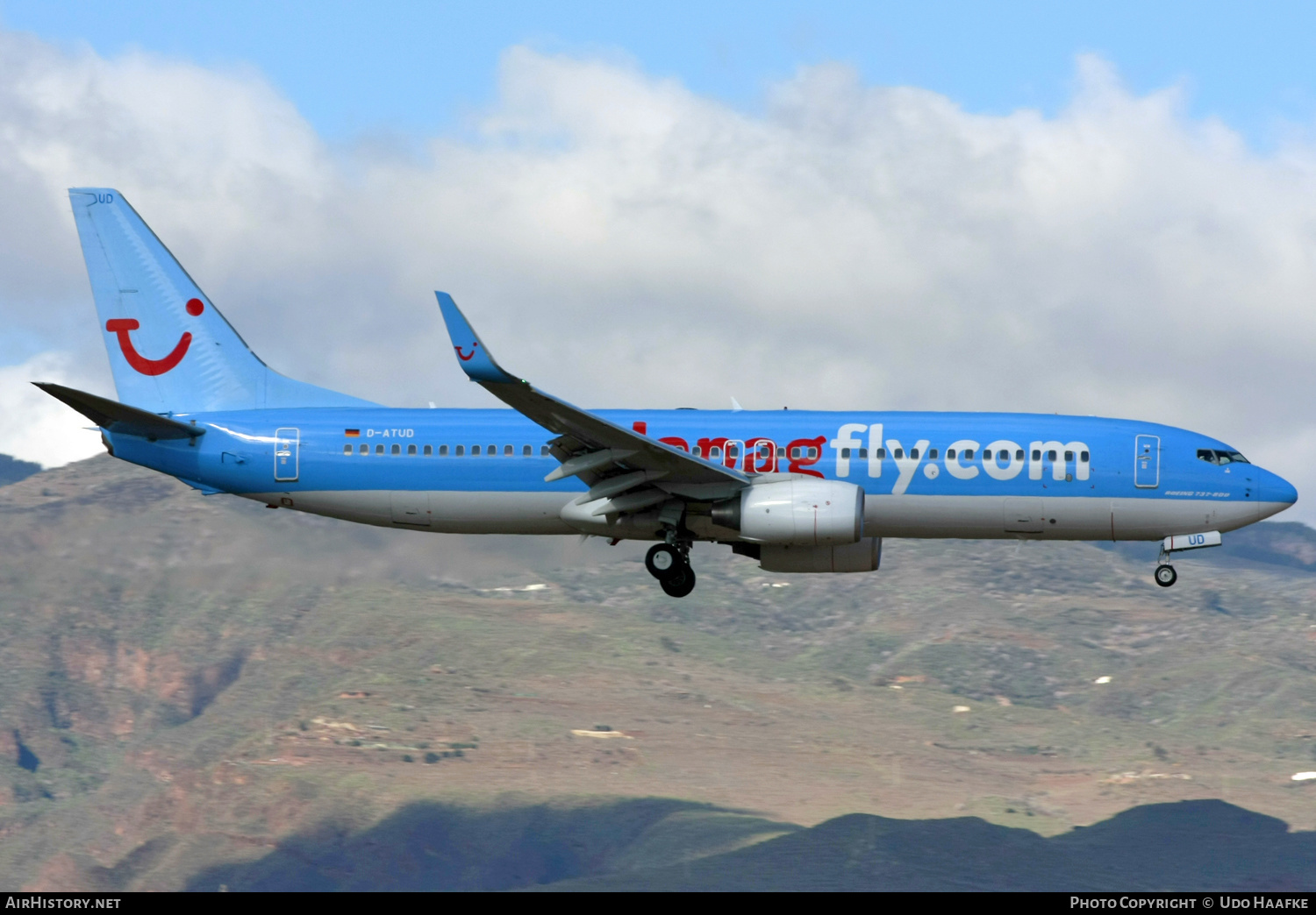 Aircraft Photo of D-ATUD | Boeing 737-8K5 | Hapagfly | AirHistory.net #532541
