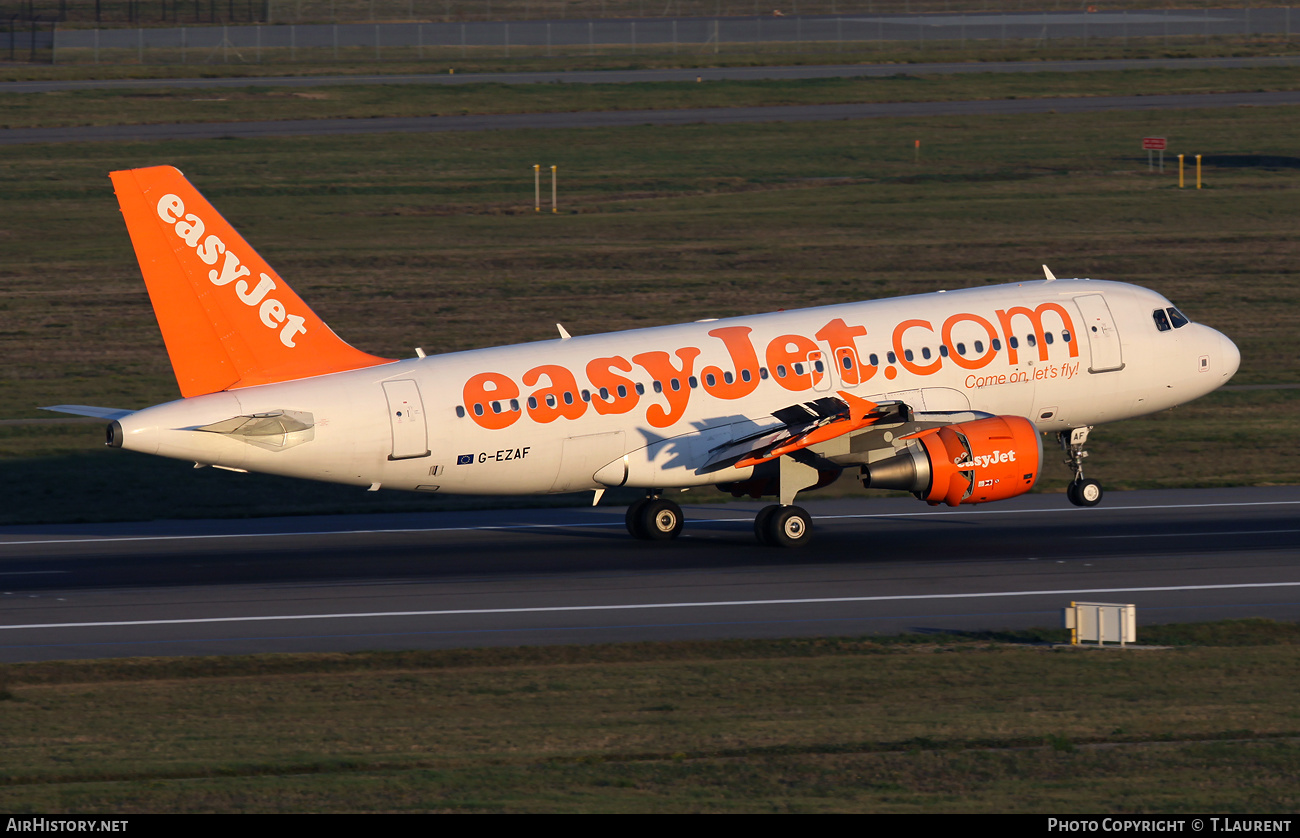 Aircraft Photo of G-EZAF | Airbus A319-111 | EasyJet | AirHistory.net #532545
