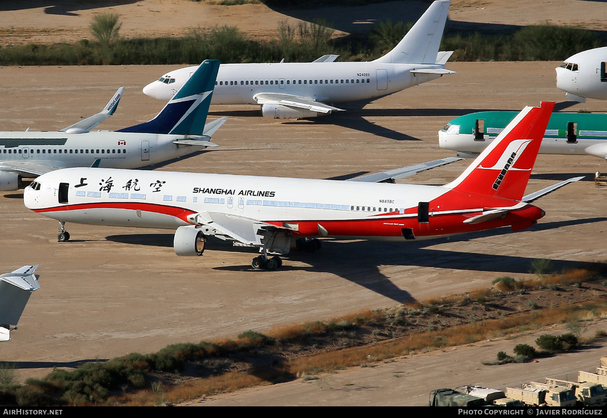 Aircraft Photo of N885BC | Boeing 767-36D | Shanghai Airlines | AirHistory.net #532561