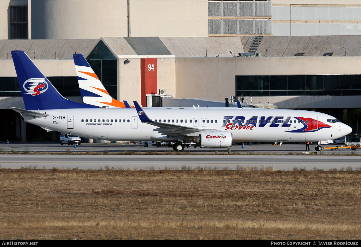 Aircraft Photo of OK-TSM | Boeing 737-9GJ/ER | Travel Service | AirHistory.net #532565