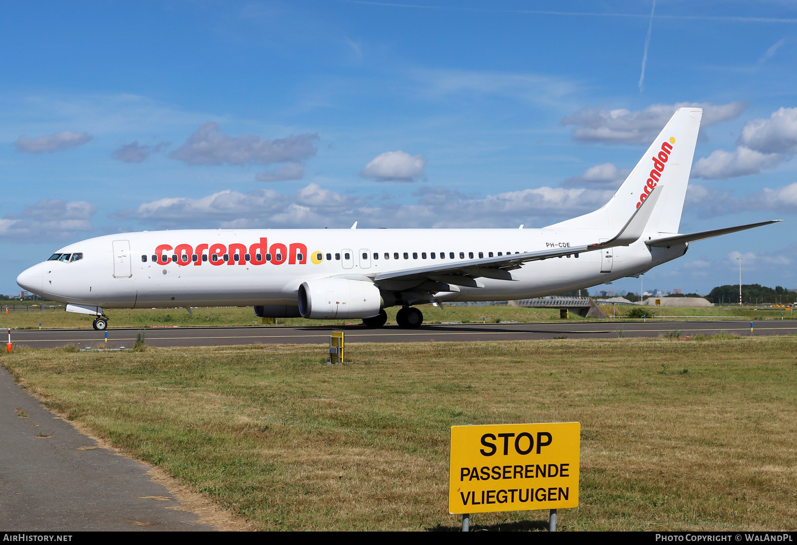 Aircraft Photo of PH-CDE | Boeing 737-8KN | Corendon Dutch Airlines | AirHistory.net #532587