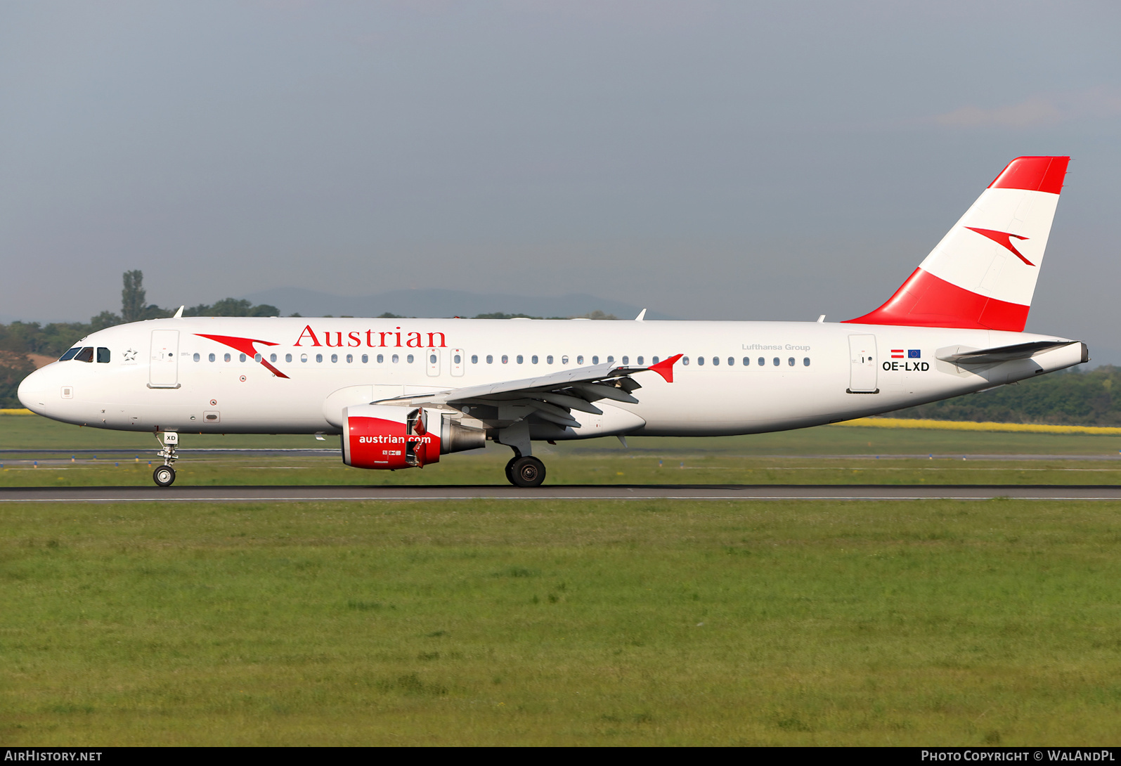 Aircraft Photo of OE-LXD | Airbus A320-216 | Austrian Airlines | AirHistory.net #532607