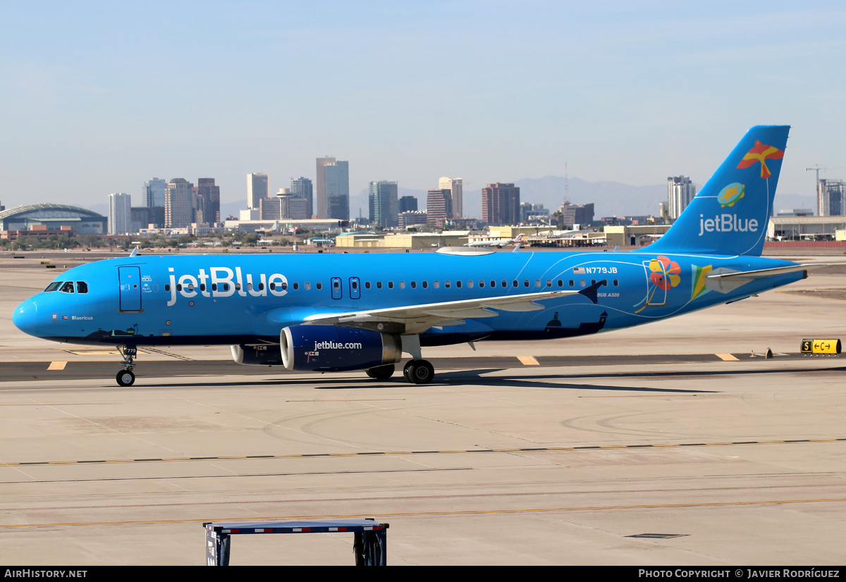 Aircraft Photo of N779JB | Airbus A320-232 | JetBlue Airways | AirHistory.net #532626
