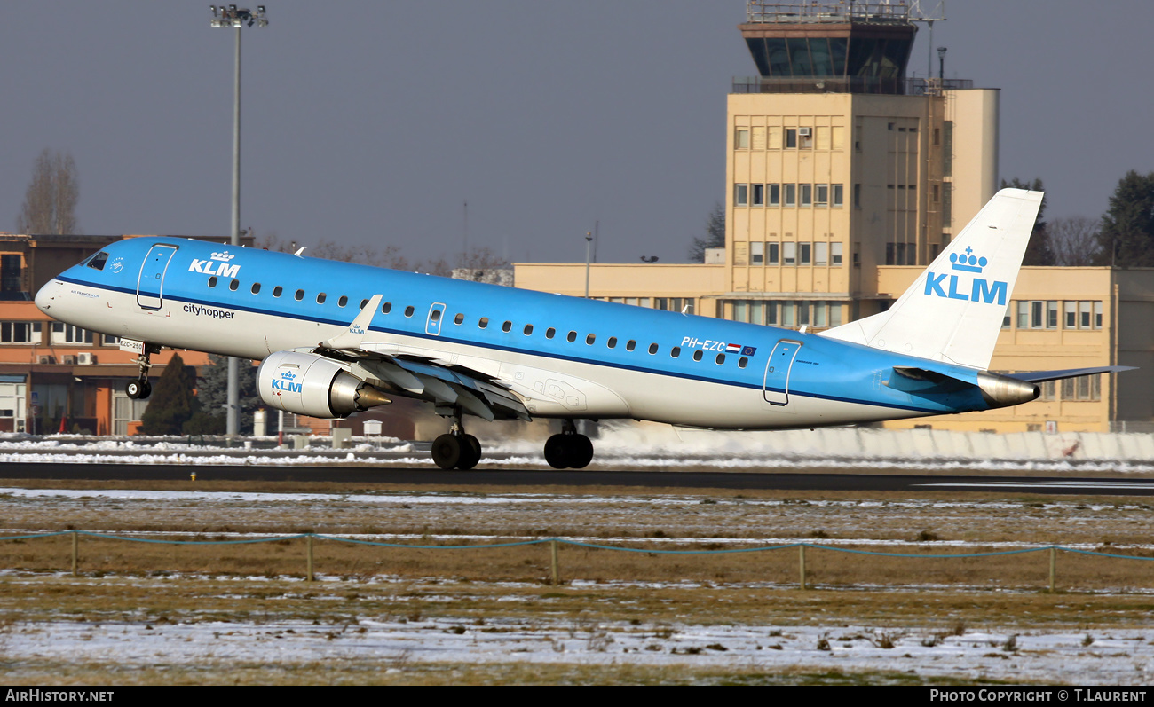 Aircraft Photo of PH-EZC | Embraer 190STD (ERJ-190-100STD) | KLM Cityhopper | AirHistory.net #532633