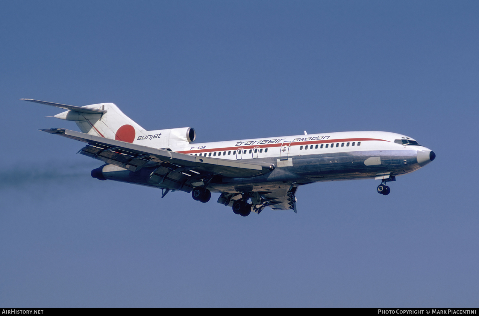 Aircraft Photo of SE-DDB | Boeing 727-134 | Transair Sweden | AirHistory.net #532640