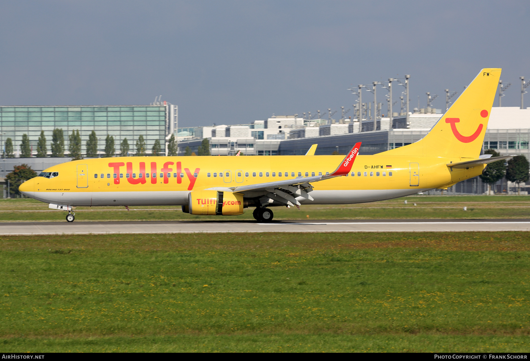 Aircraft Photo of D-AHFW | Boeing 737-8K5 | TUIfly | AirHistory.net #532644