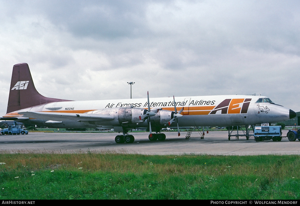 Aircraft Photo of N122AE | Canadair CL-44D4-2 | AEI - Air Express International | AirHistory.net #532690