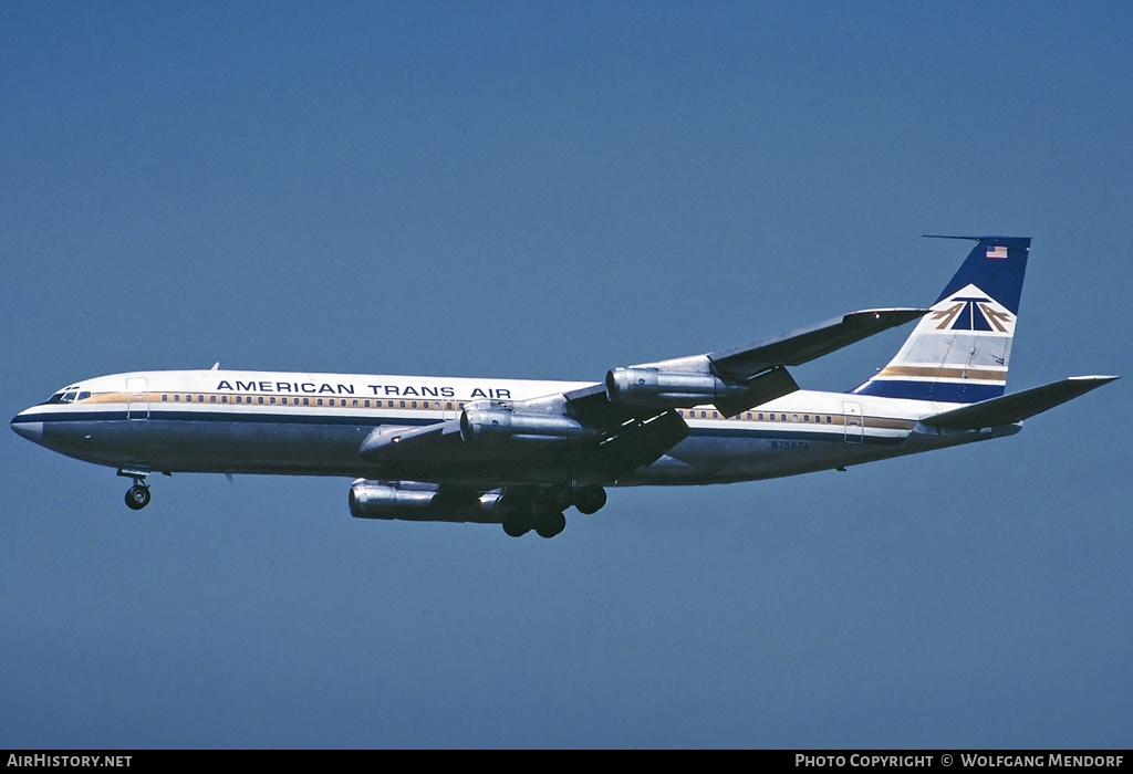 Aircraft Photo of N7597A | Boeing 707-323C | American Trans Air - ATA | AirHistory.net #532695