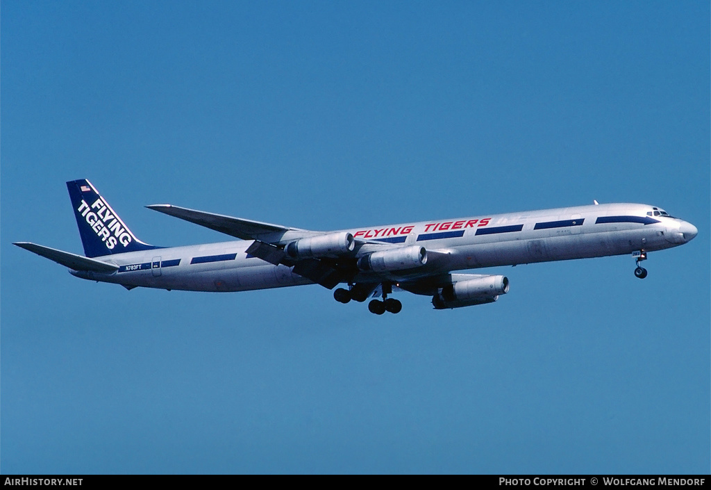 Aircraft Photo of N783FT | McDonnell Douglas DC-8-63AF | Flying Tigers | AirHistory.net #532696