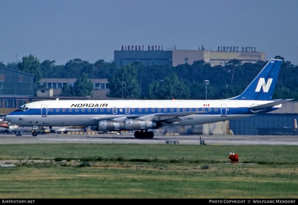 Aircraft Photo of C-GNDE | Douglas DC-8-52 | Nordair | AirHistory.net #532705