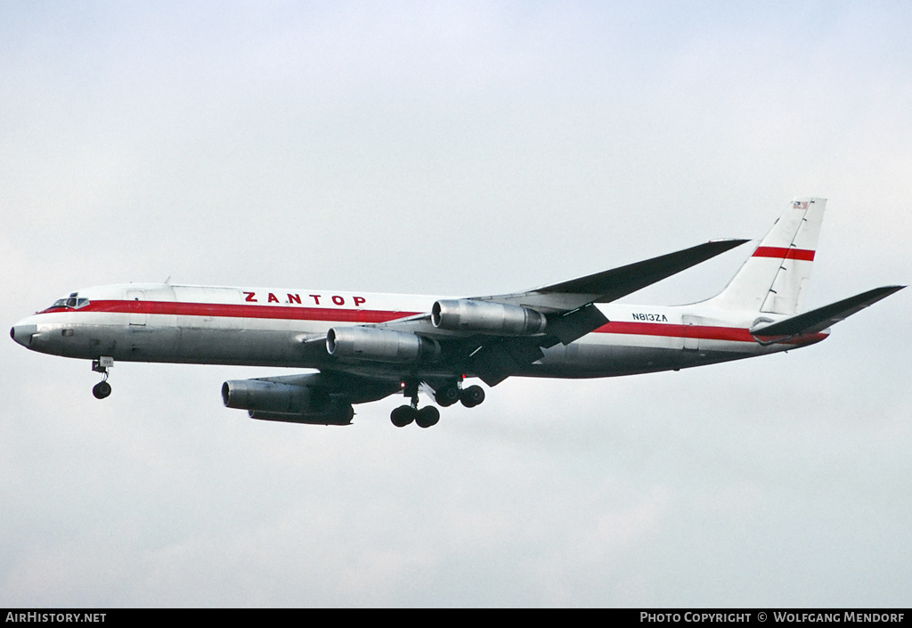 Aircraft Photo of N813ZA | McDonnell Douglas DC-8-62AF | Zantop International Airlines | AirHistory.net #532729