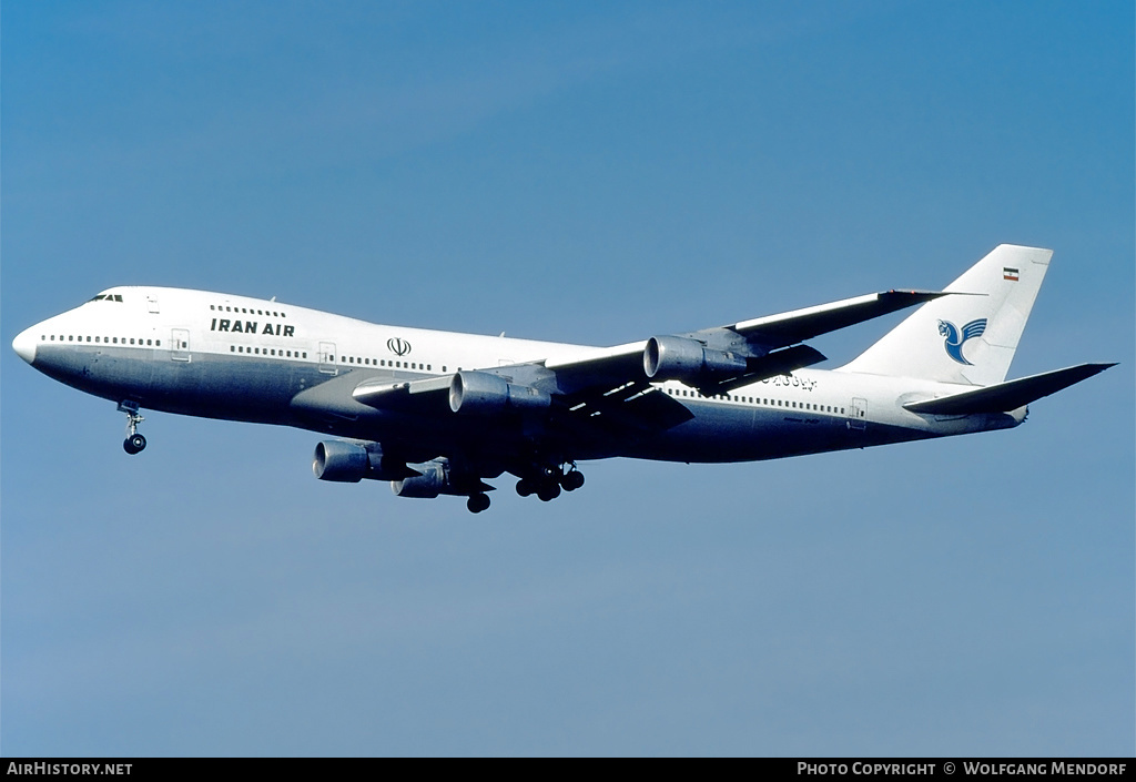 Aircraft Photo of EP-IAM | Boeing 747-186B | Iran Air | AirHistory.net #532732