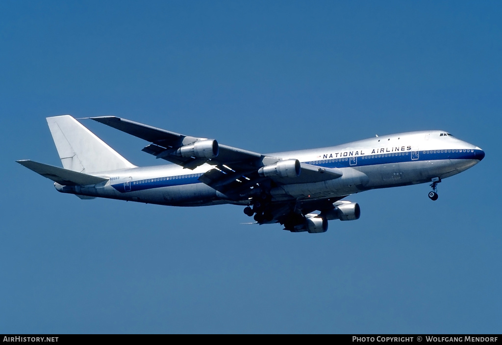 Aircraft Photo of N9663 | Boeing 747-123 | National Airlines | AirHistory.net #532740