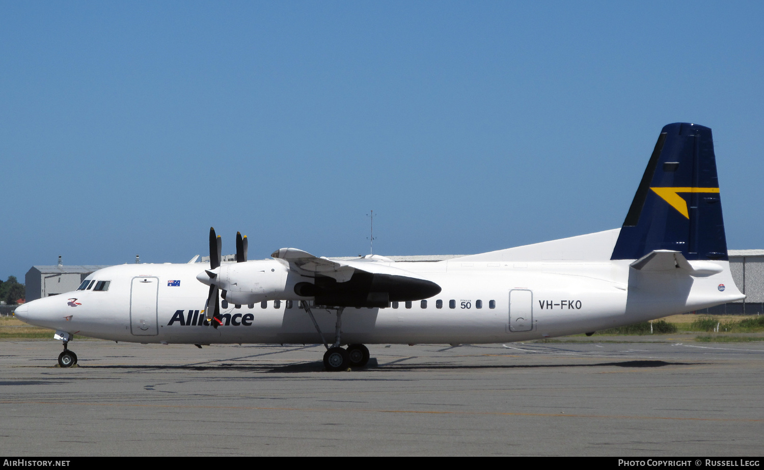 Aircraft Photo of VH-FKO | Fokker 50 | Alliance Airlines | AirHistory.net #532741