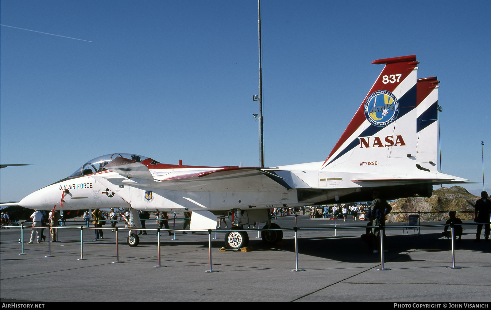 Aircraft Photo of NASA 837 / 71-0290 | McDonnell Douglas NF-15B Eagle | NASA - National Aeronautics and Space Administration | AirHistory.net #532762