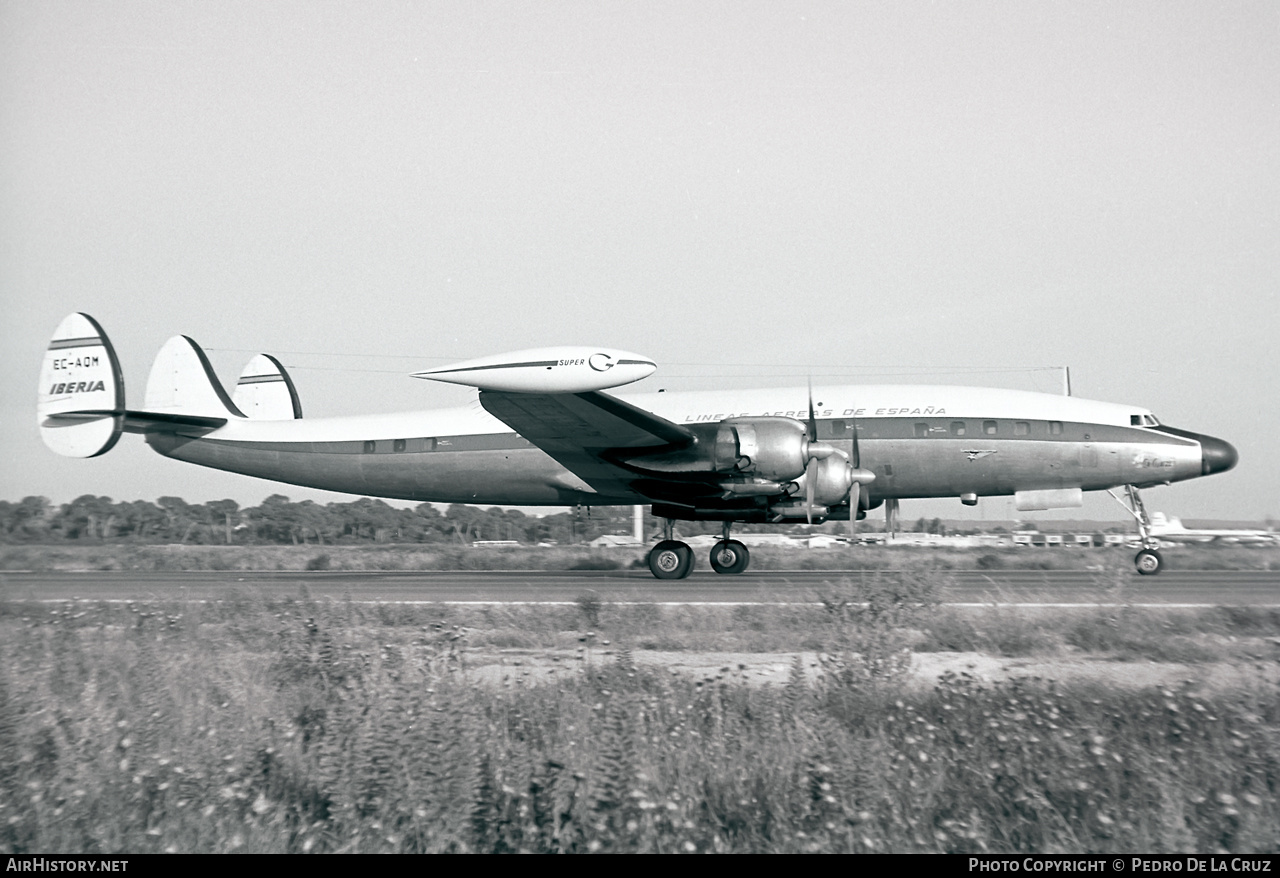 Aircraft Photo of EC-AQM | Lockheed L-1049G Super Constellation | Iberia | AirHistory.net #532775