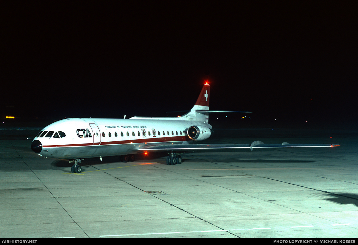 Aircraft Photo of HB-ICO | Sud SE-210 Caravelle 10B1R | CTA - Compagnie de Transport Aérien | AirHistory.net #532777