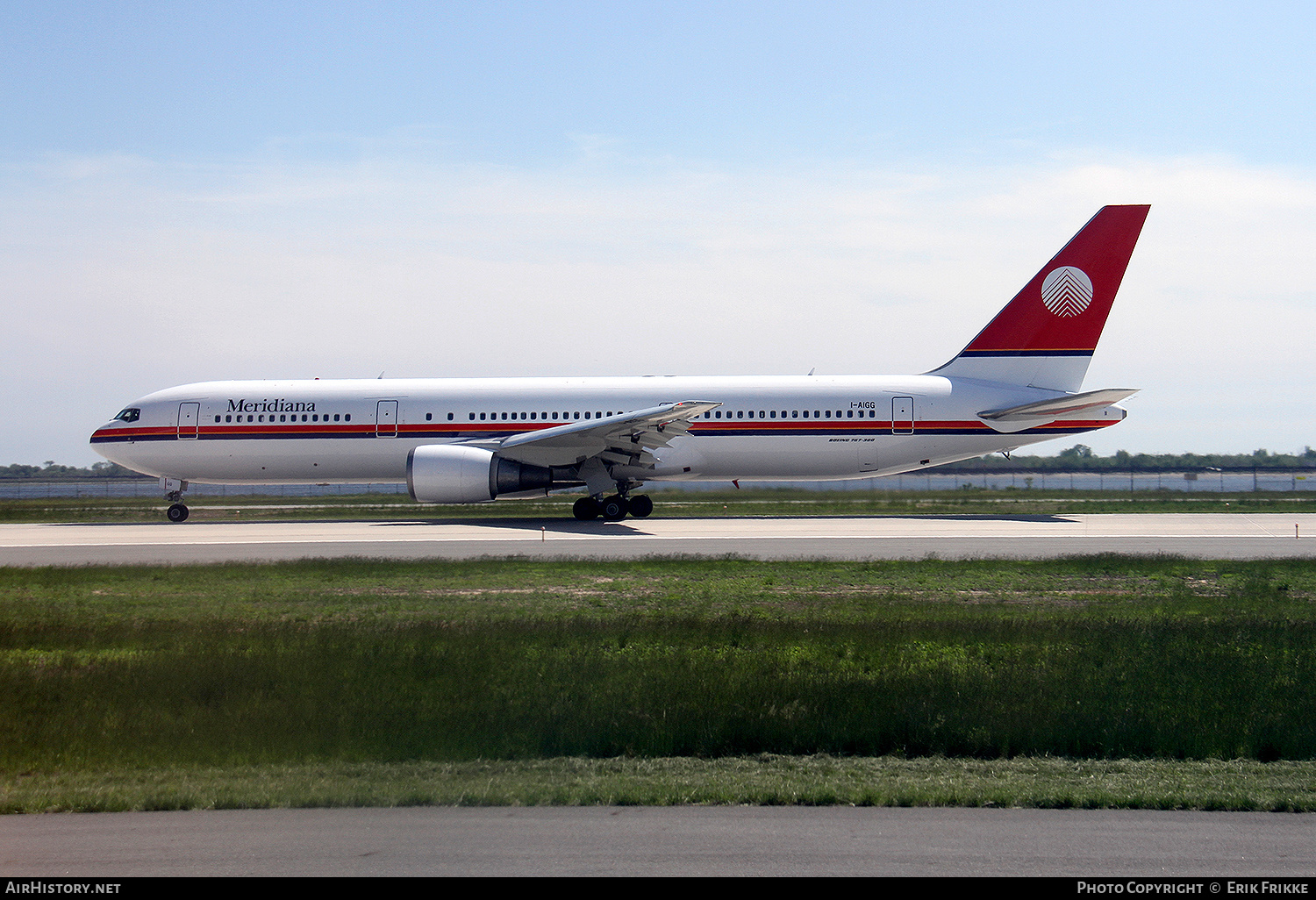 Aircraft Photo of I-AIGG | Boeing 767-304/ER | Meridiana | AirHistory.net #532799