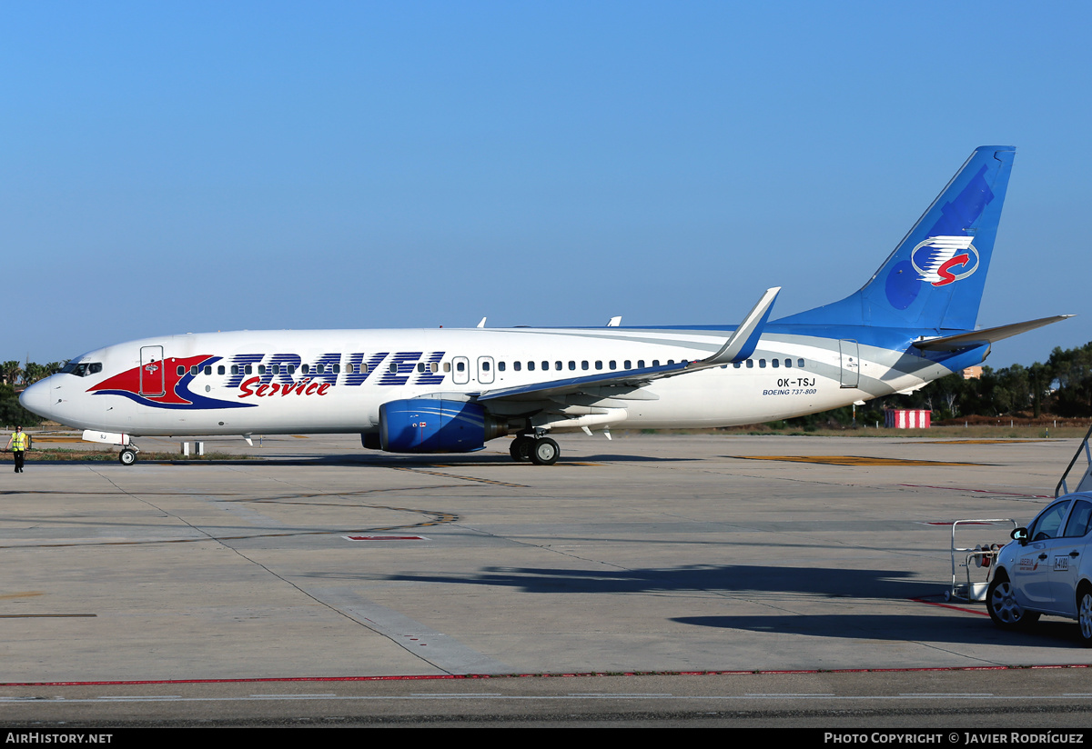 Aircraft Photo of OK-TSJ | Boeing 737-8AS | Travel Service | AirHistory.net #532807