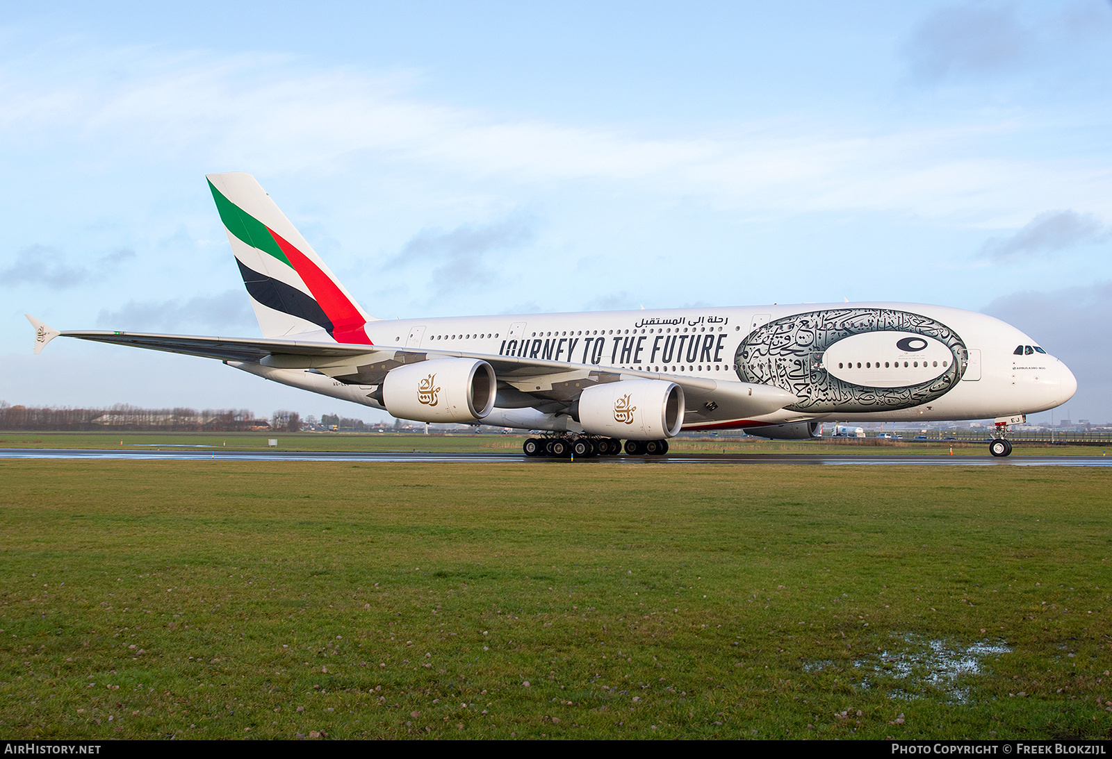 Aircraft Photo of A6-EEJ | Airbus A380-861 | Emirates | AirHistory.net #532814