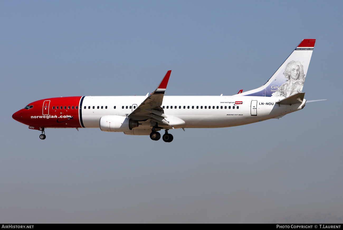 Aircraft Photo of LN-NOU | Boeing 737-8FZ | Norwegian | AirHistory.net #532815