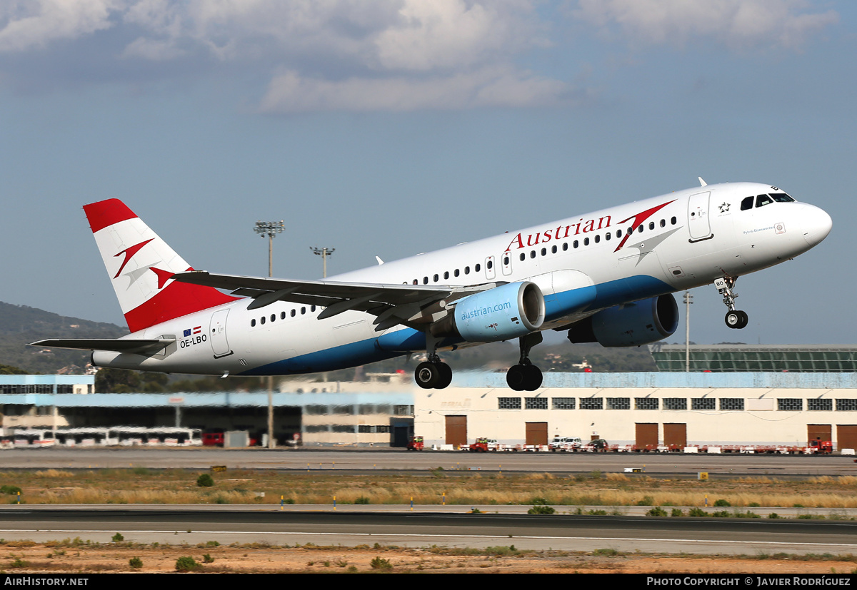 Aircraft Photo of OE-LBO | Airbus A320-214 | Austrian Airlines | AirHistory.net #532828
