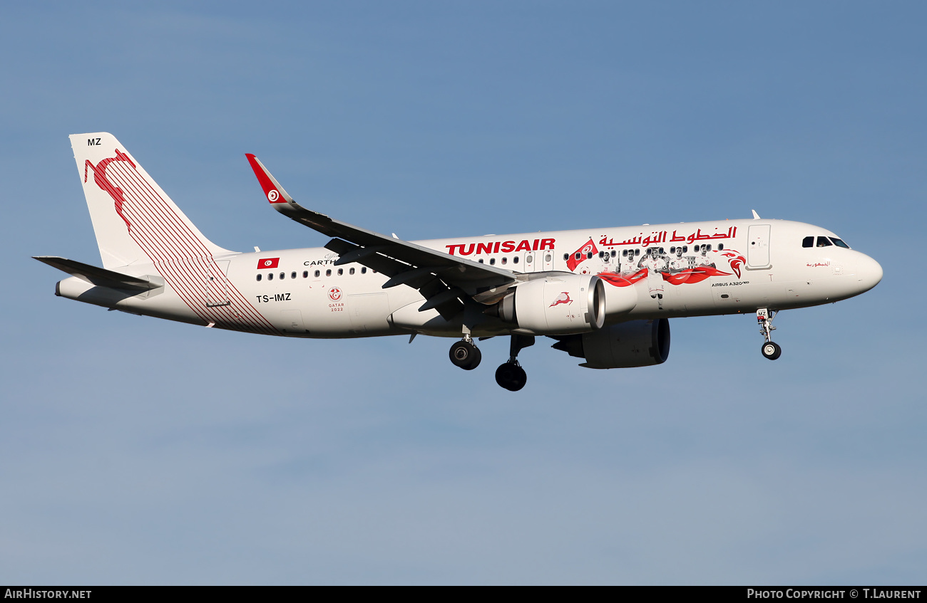 Aircraft Photo of TS-IMZ | Airbus A320-251N | Tunisair | AirHistory.net #532838