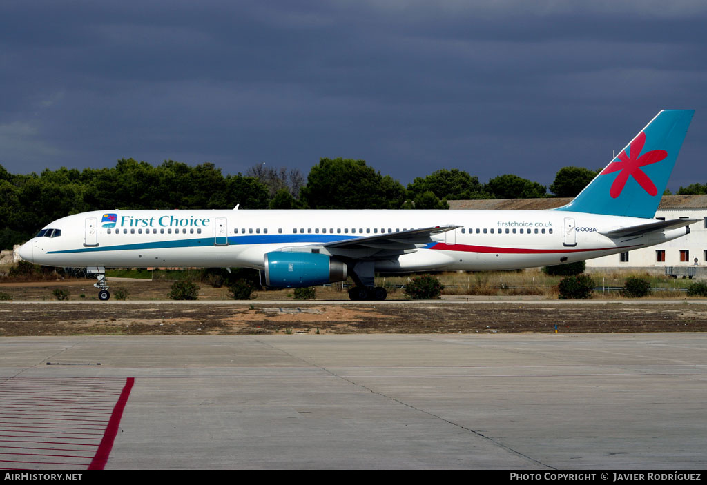 Aircraft Photo of G-OOBA | Boeing 757-28A | First Choice Airways | AirHistory.net #532839