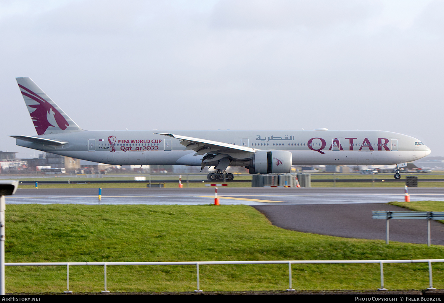 Aircraft Photo of A7-BAP | Boeing 777-3DZ/ER | Qatar Airways | AirHistory.net #532841