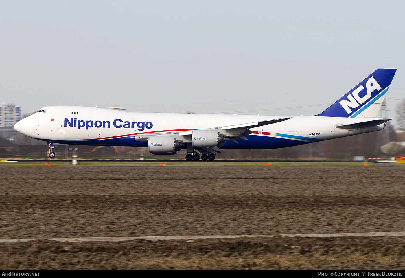 Aircraft Photo of JA12KZ | Boeing 747-8KZF/SCD | Nippon Cargo Airlines - NCA | AirHistory.net #532856