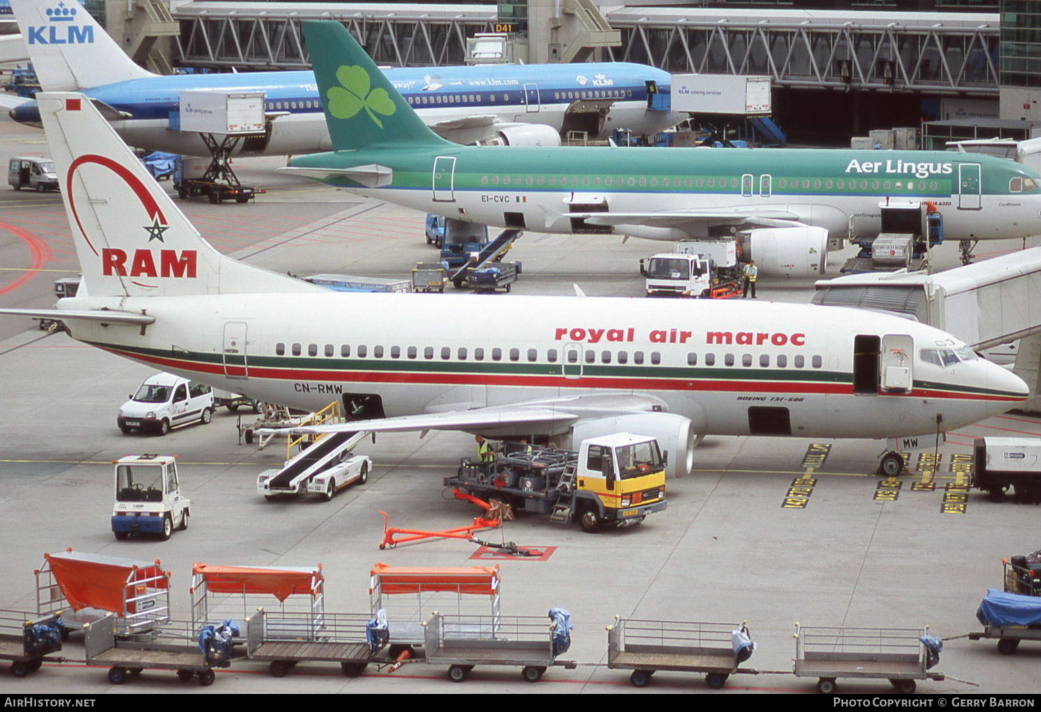 Aircraft Photo of CN-RMW | Boeing 737-5B6 | Royal Air Maroc - RAM | AirHistory.net #532865