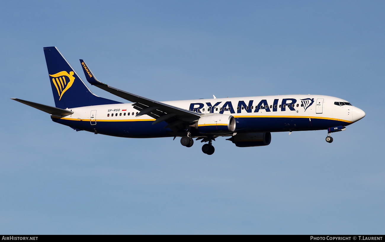 Aircraft Photo of SP-RSO | Boeing 737-800 | Ryanair | AirHistory.net #532893