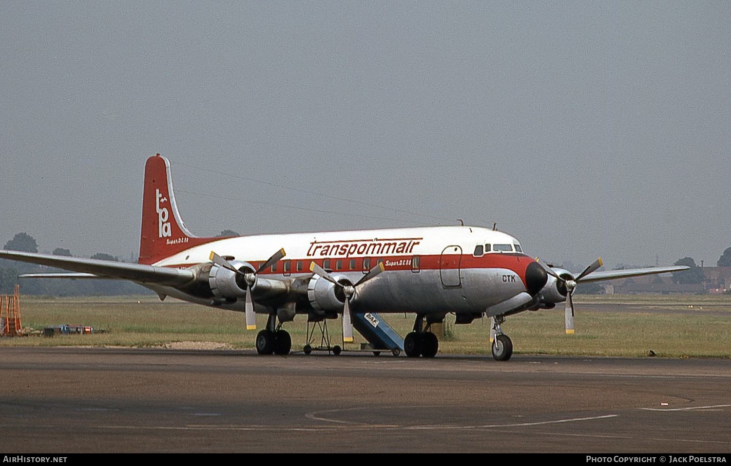 Aircraft Photo of OO-CTK | Douglas DC-6B | Transpommair - TPA | AirHistory.net #532931