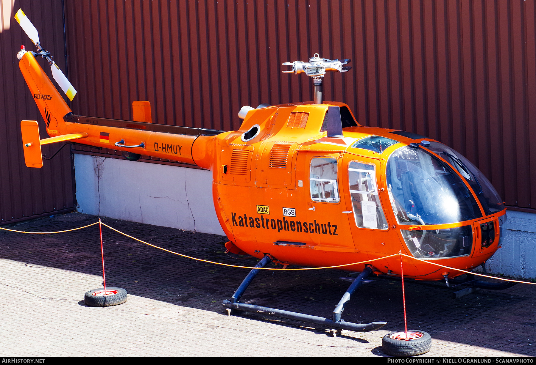 Aircraft Photo of D-HMUY | MBB BO-105C | Katastrophenschutz | AirHistory.net #532957