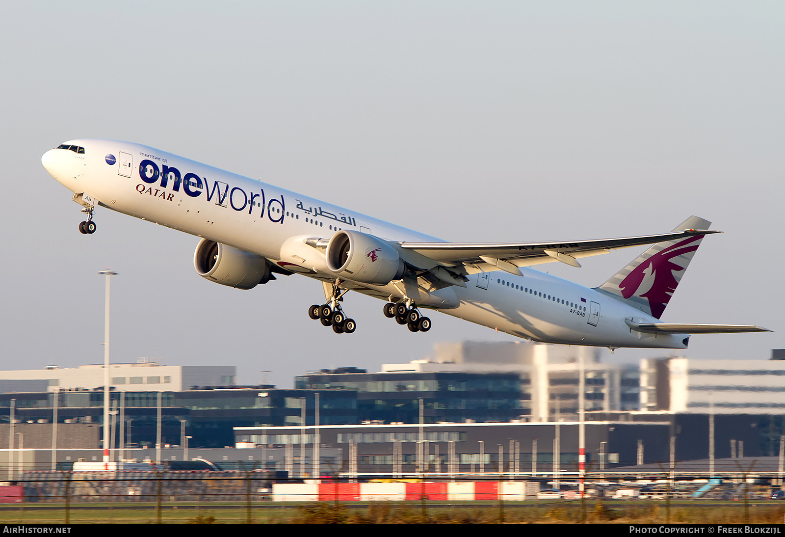 Aircraft Photo of A7-BAB | Boeing 777-3DZ/ER | Qatar Airways | AirHistory.net #532974