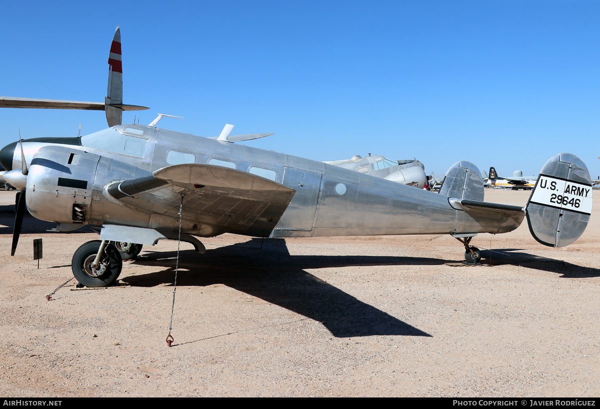 Aircraft Photo of 29646 | Beech UC-45J Expeditor | USA - Army | AirHistory.net #532987