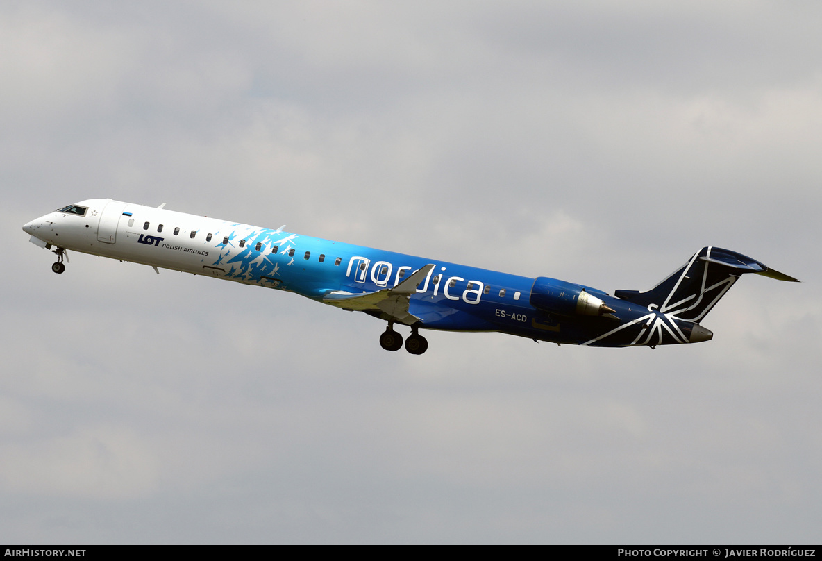 Aircraft Photo of ES-ACD | Bombardier CRJ-900ER (CL-600-2D24) | Nordica | AirHistory.net #533040