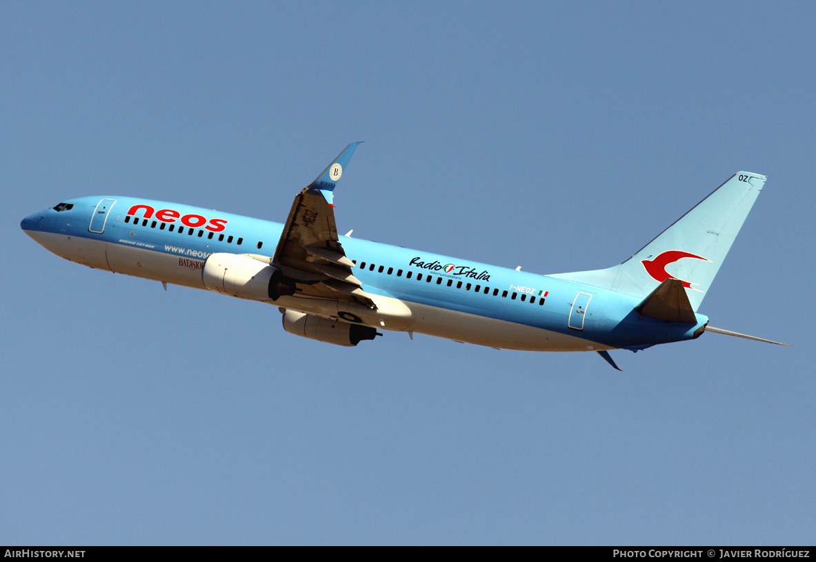 Aircraft Photo of I-NEOZ | Boeing 737-86N | Neos | AirHistory.net #533052