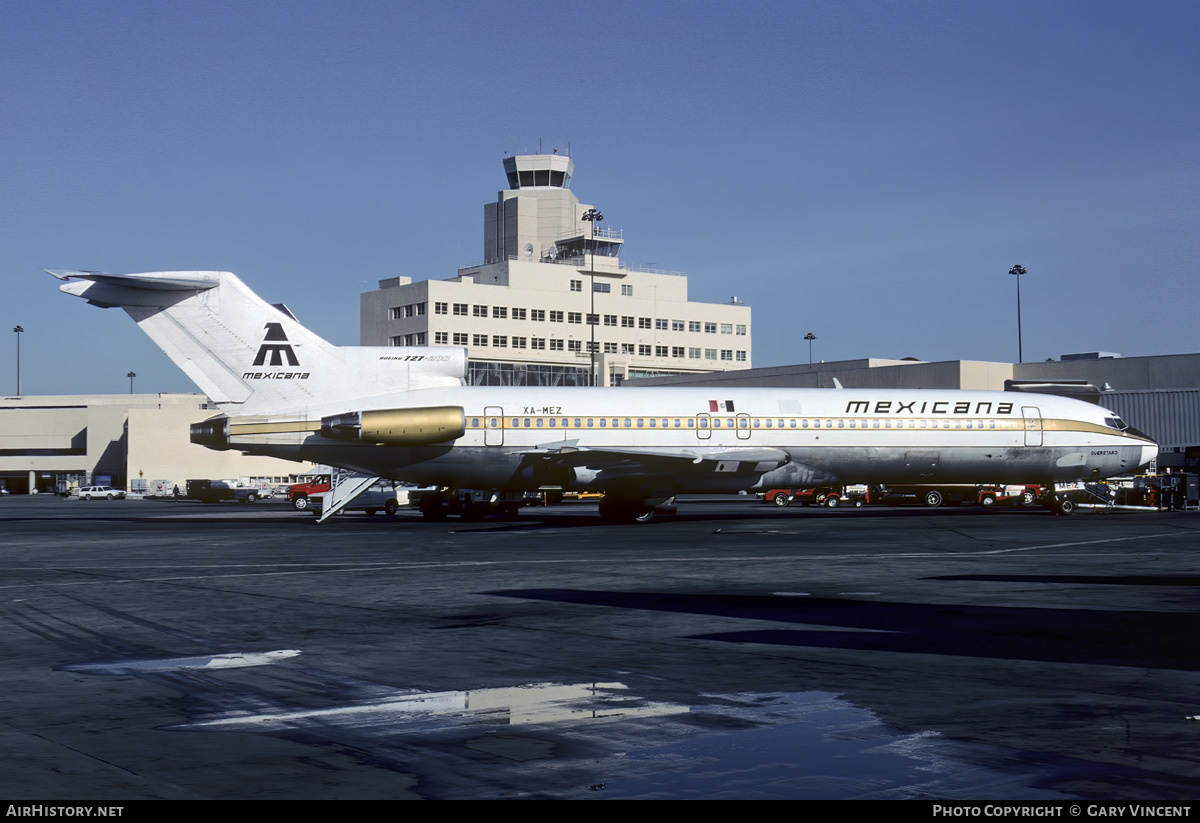 Aircraft Photo of XA-MEZ | Boeing 727-264 | Mexicana | AirHistory.net #533061