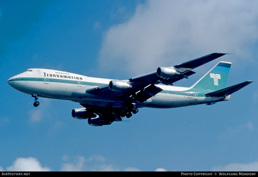 Aircraft Photo of N742TV | Boeing 747-271C/SCD | Transamerica Airlines | AirHistory.net #533064