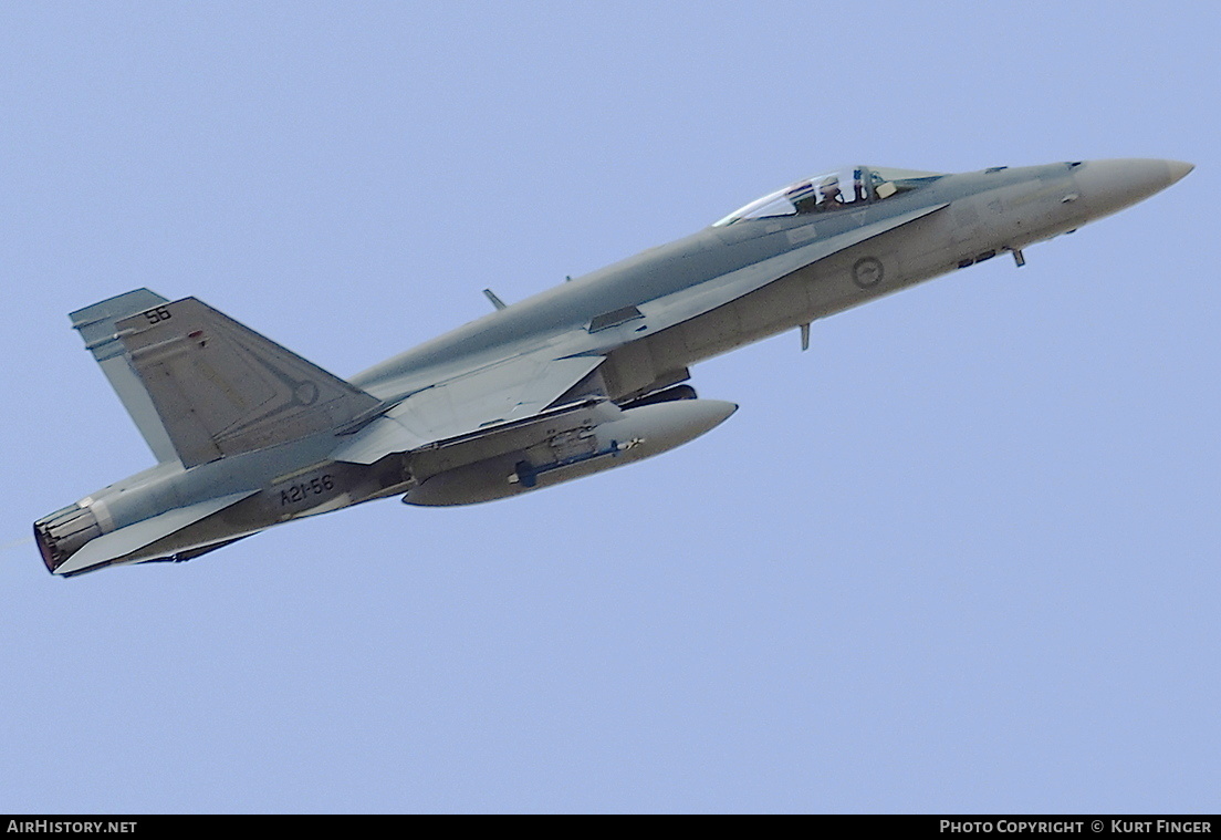 Aircraft Photo of A21-56 | McDonnell Douglas F/A-18A Hornet | Australia - Air Force | AirHistory.net #533070