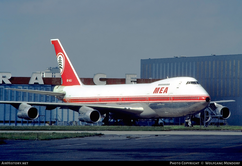 Aircraft Photo of OD-AGJ | Boeing 747-2B4BM | MEA - Middle East Airlines | AirHistory.net #533084