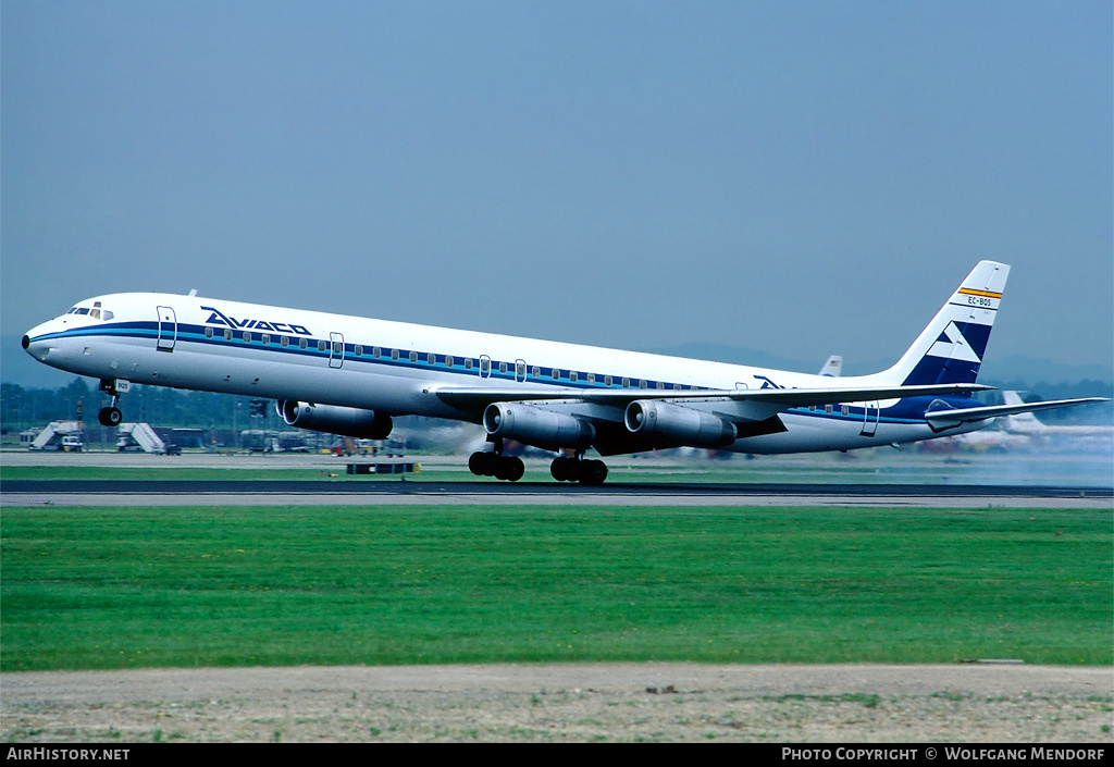 Aircraft Photo of EC-BQS | McDonnell Douglas DC-8-63 | Aviaco | AirHistory.net #533086