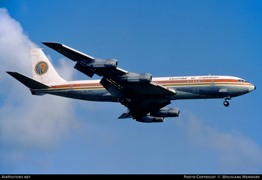 Aircraft Photo of SU-AVY | Boeing 707-366C | EgyptAir | AirHistory.net #533095