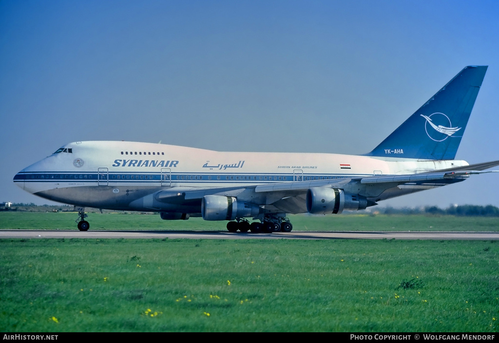Aircraft Photo of YK-AHA | Boeing 747SP-94 | Syrian Air - Syrian Arab Airlines | AirHistory.net #533100