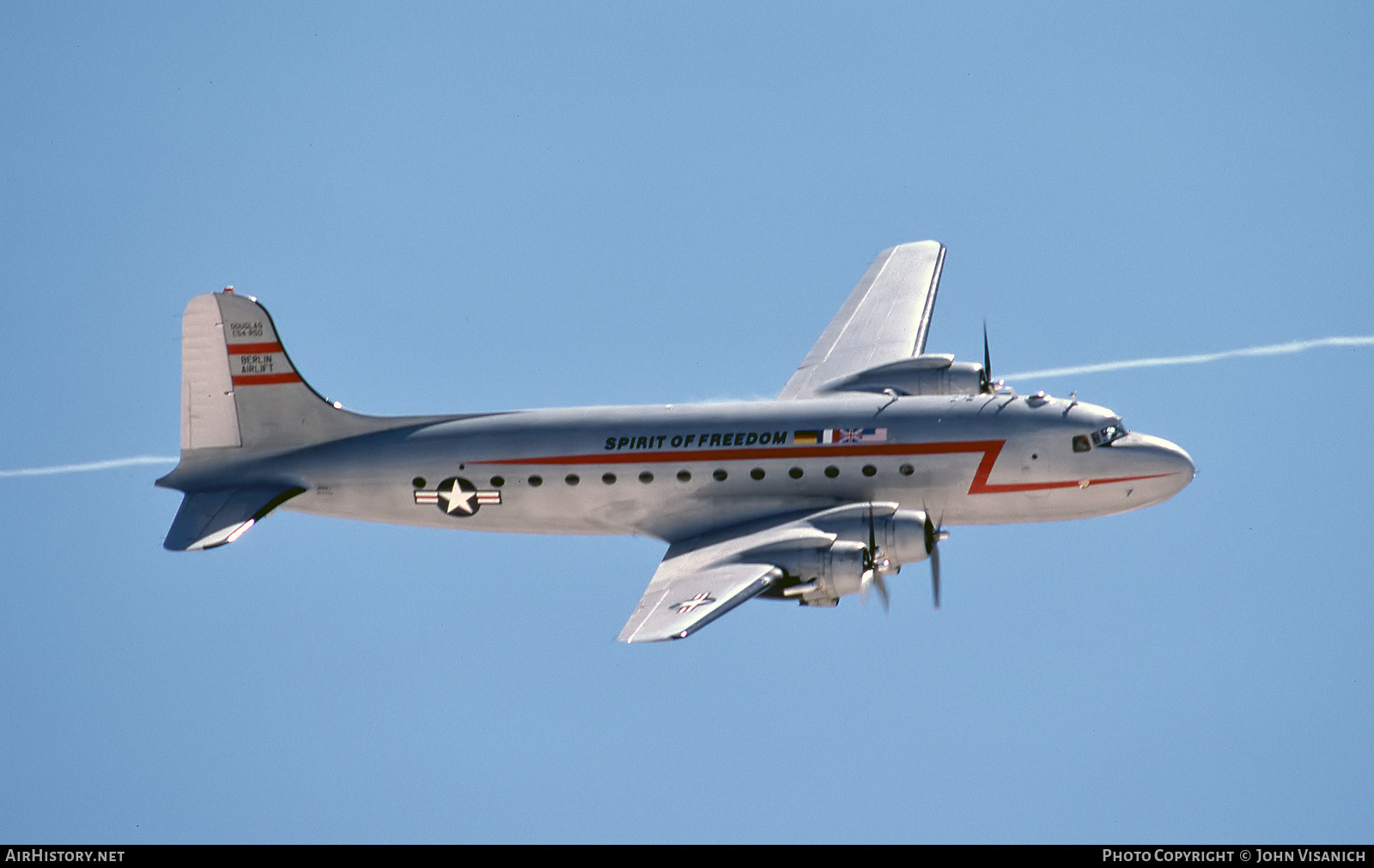 Aircraft Photo of N500EJ | Douglas C-54R Skymaster | Berlin Airlift Historical Foundation | USA - Air Force | AirHistory.net #533110