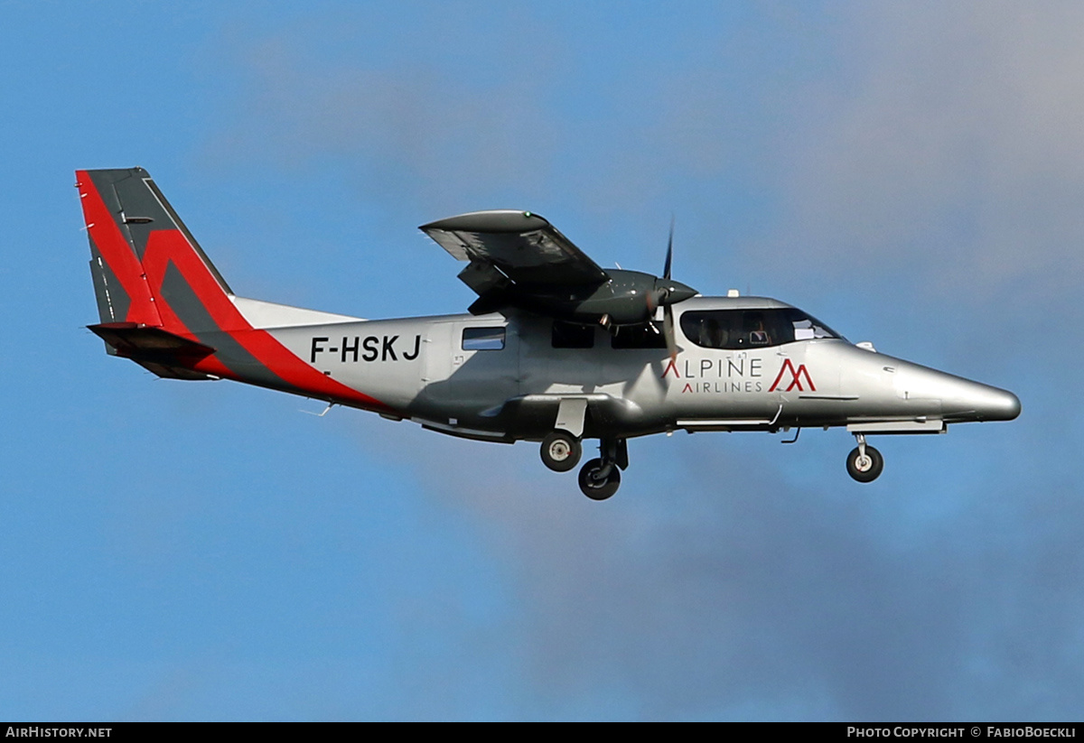 Aircraft Photo of F-HSKJ | Vulcanair AP-68TP-600 A-Viator | Alpine Airlines | AirHistory.net #533114